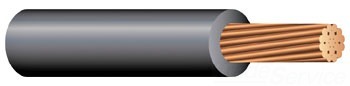 XHHW Cable, 400 KCMIL, Black, 37 Stranded, Copper Conductor, 5000 Foot Reel