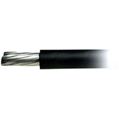 THHN Wire, 4 AWG, Black, Stranded, Aluminum Conductor, 500 Foot Reel