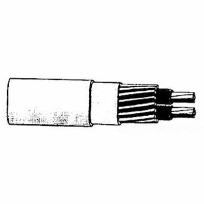 Triplex Underground Residential Distribution (URD) Wire, Aluminum Conductor, 2/0-2/0-1, 1350-H19 Series, Converse, 1000 Foot Reel