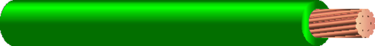 Machine Tool Wire (MTW), 14 AWG, 2/64 Stranded Conductor, Green, 500 Foot Reel