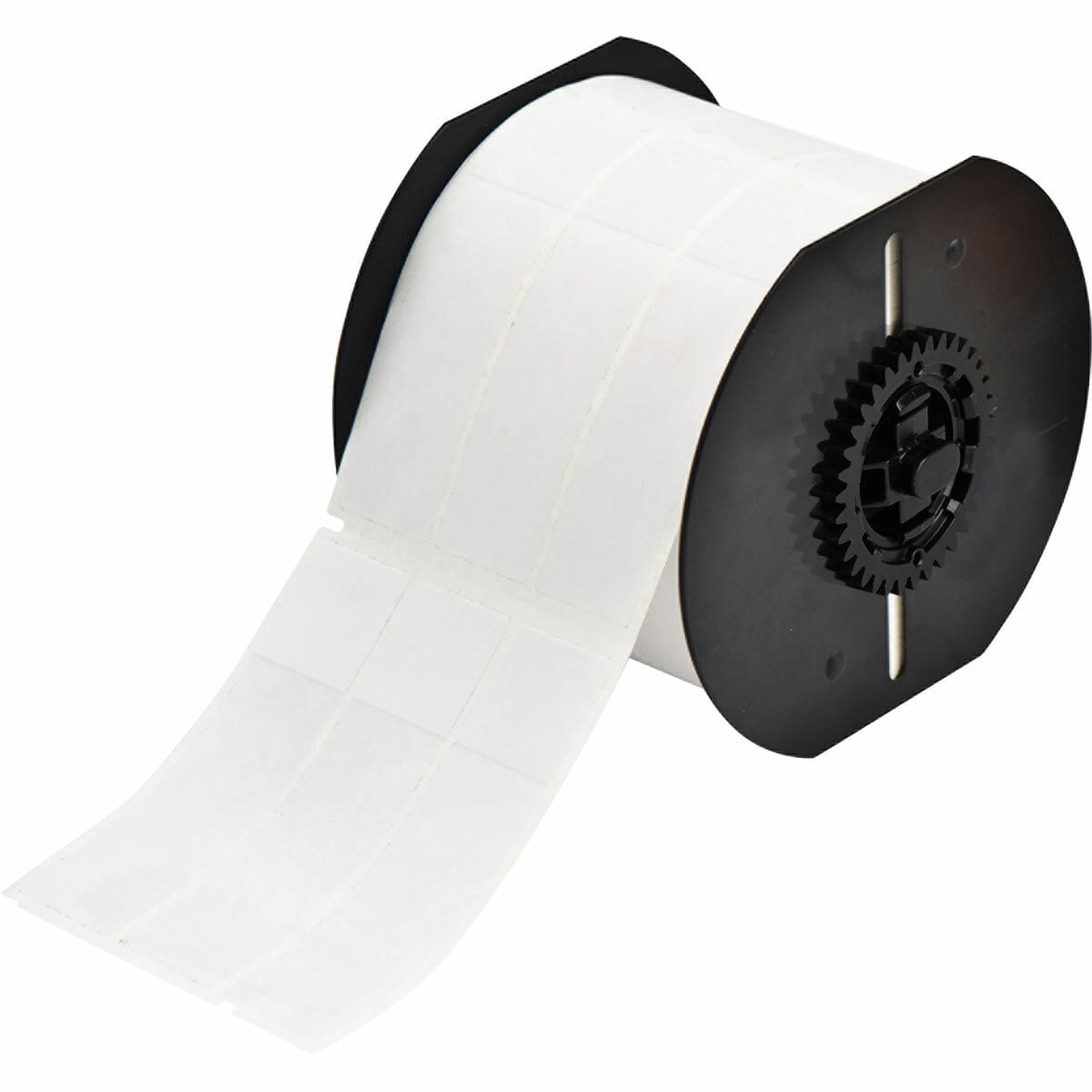 B33-10-427 BBP33 Rectangular Self-Laminating Wire and Cable Label, 3-3/4 in L x 1 in W, Colored Write-On Area Legend, Clear/White, B-427 Vinyl