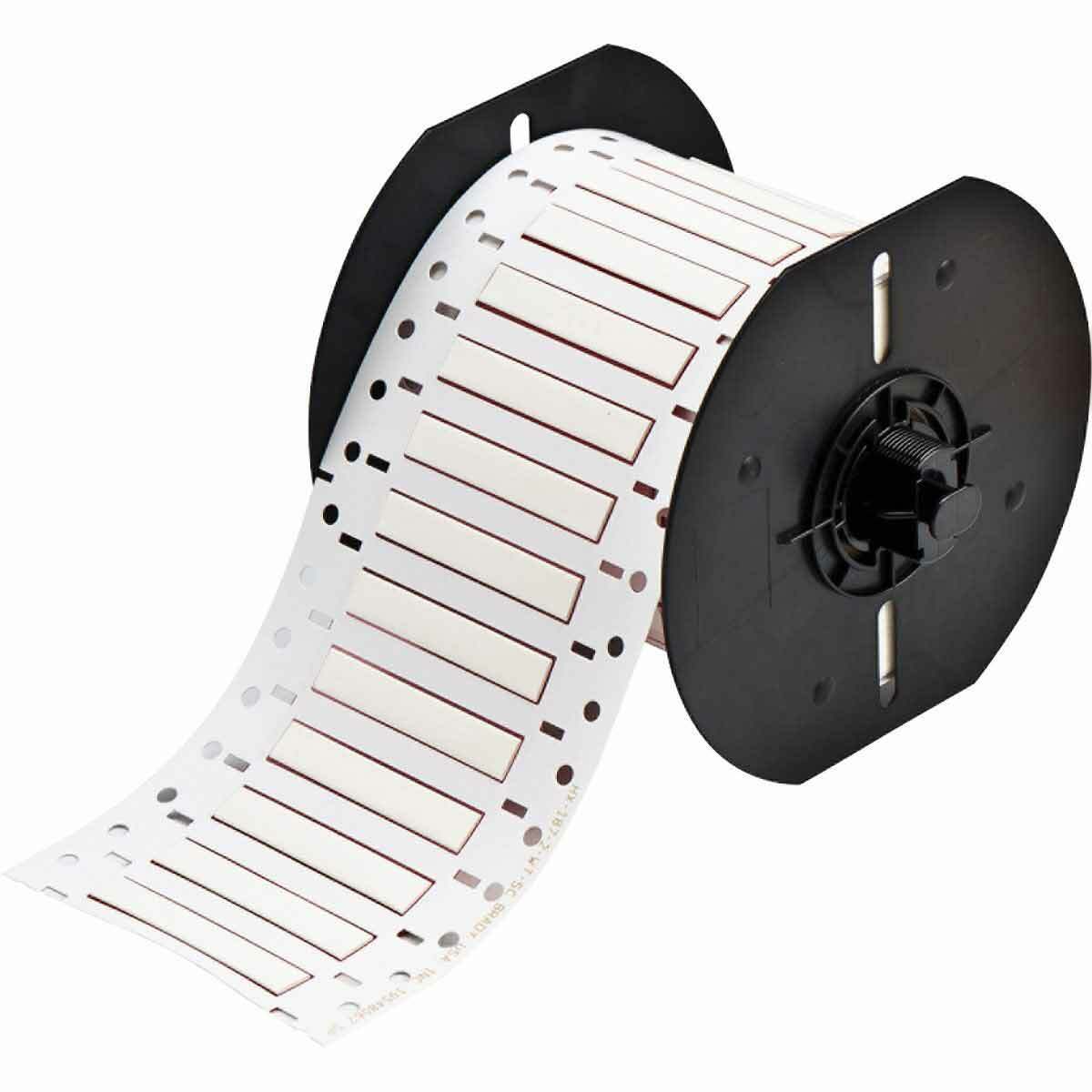 B33-187-2-7642 PermaSleeve BBP33 1-Sided Printable Heat Shrink Wire Marker Sleeve, 16 to 10 AWG Wire, 2 in L x 2 in W, B-7642 Polyolefin