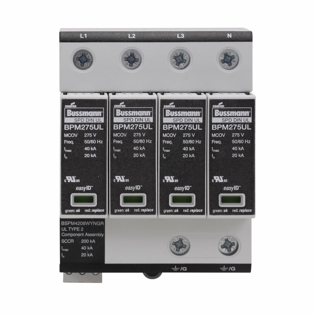 BSPM4600WYNGR Modular AC Surge Protective Device, 347/600 VAC, 50/60 Hz