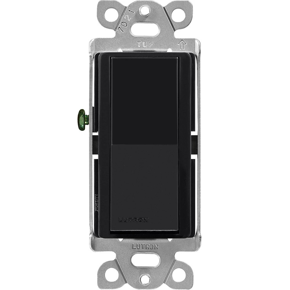 CA-1PS-BL Claro On/Off Rocker Switch, 1 Pole, 15 Amp, Gloss, Black