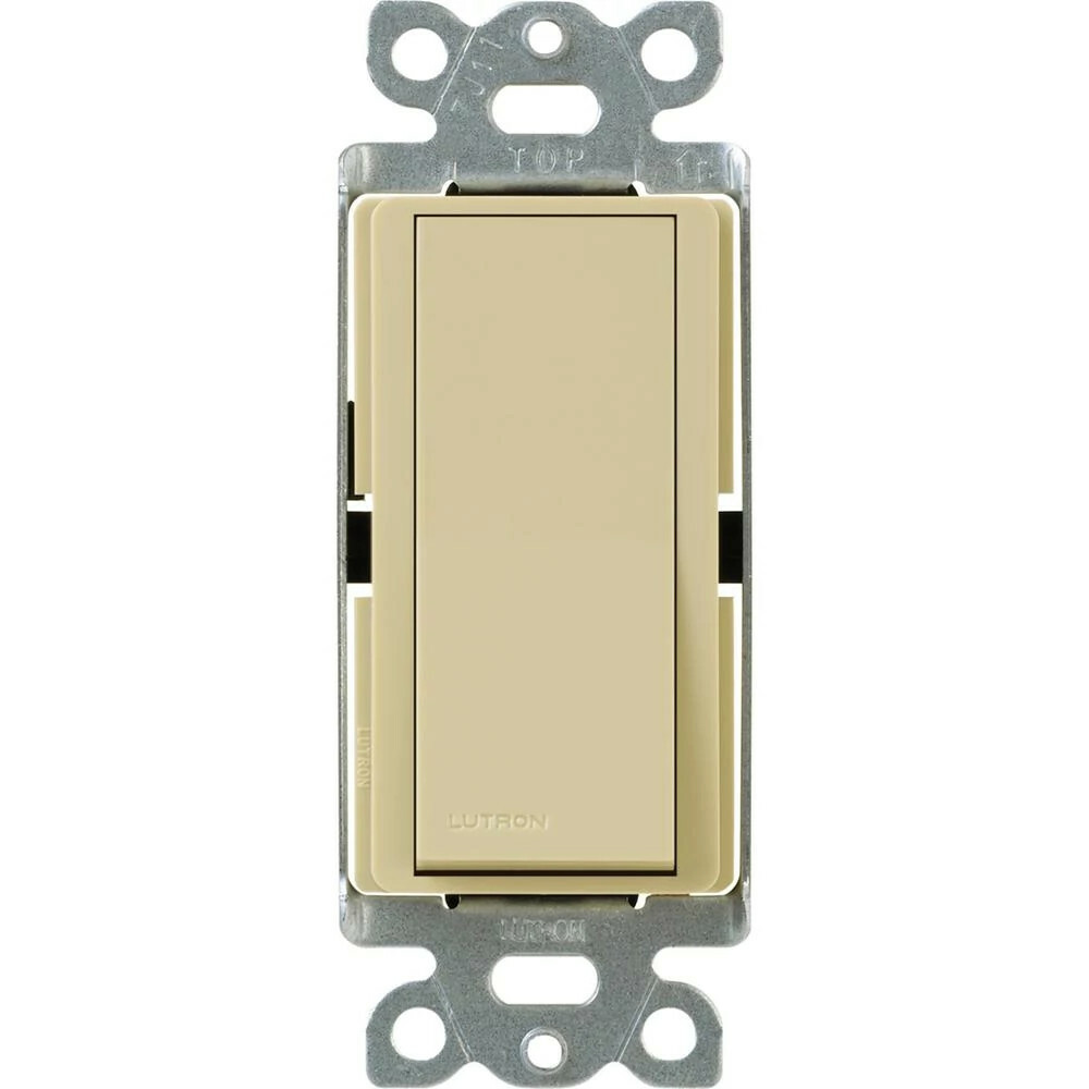CA-3PS-IV Claro On/Off Rocker Switch, 1 Pole/3-Way, 15 Amp, Gloss, Ivory