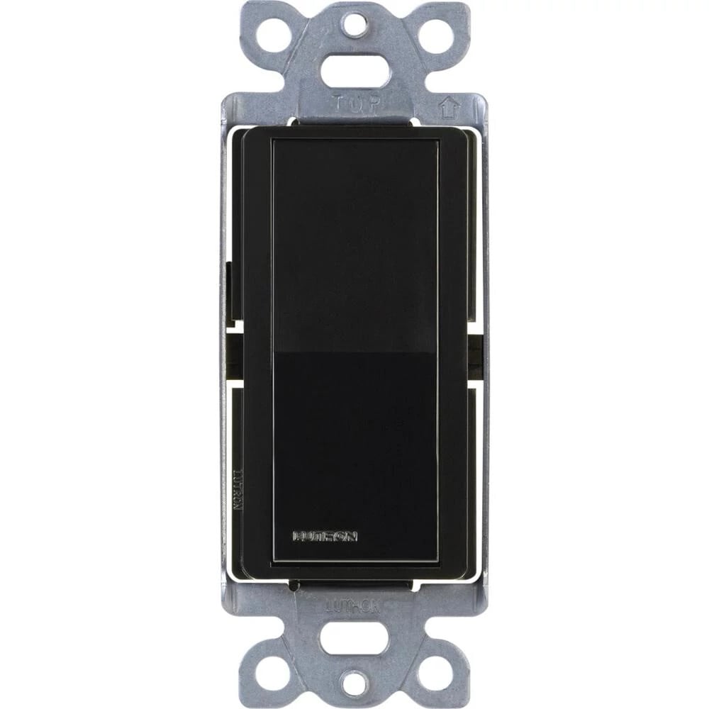 CA-4PS-BL Claro On/Off Rocker Switch, 4-Way, 15 Amp, Gloss, Black