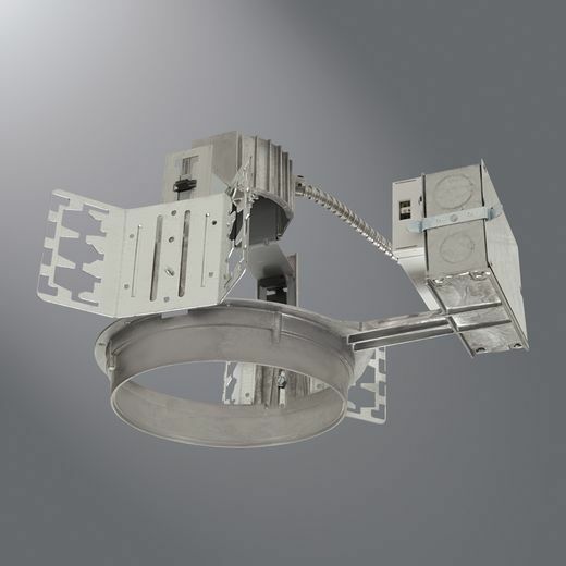 CD6042E Vertical Recessed Downlight, CFL Lamp, 7-3/4 in Ceiling Opening, 120 to 277 VAC, Aluminum Housing