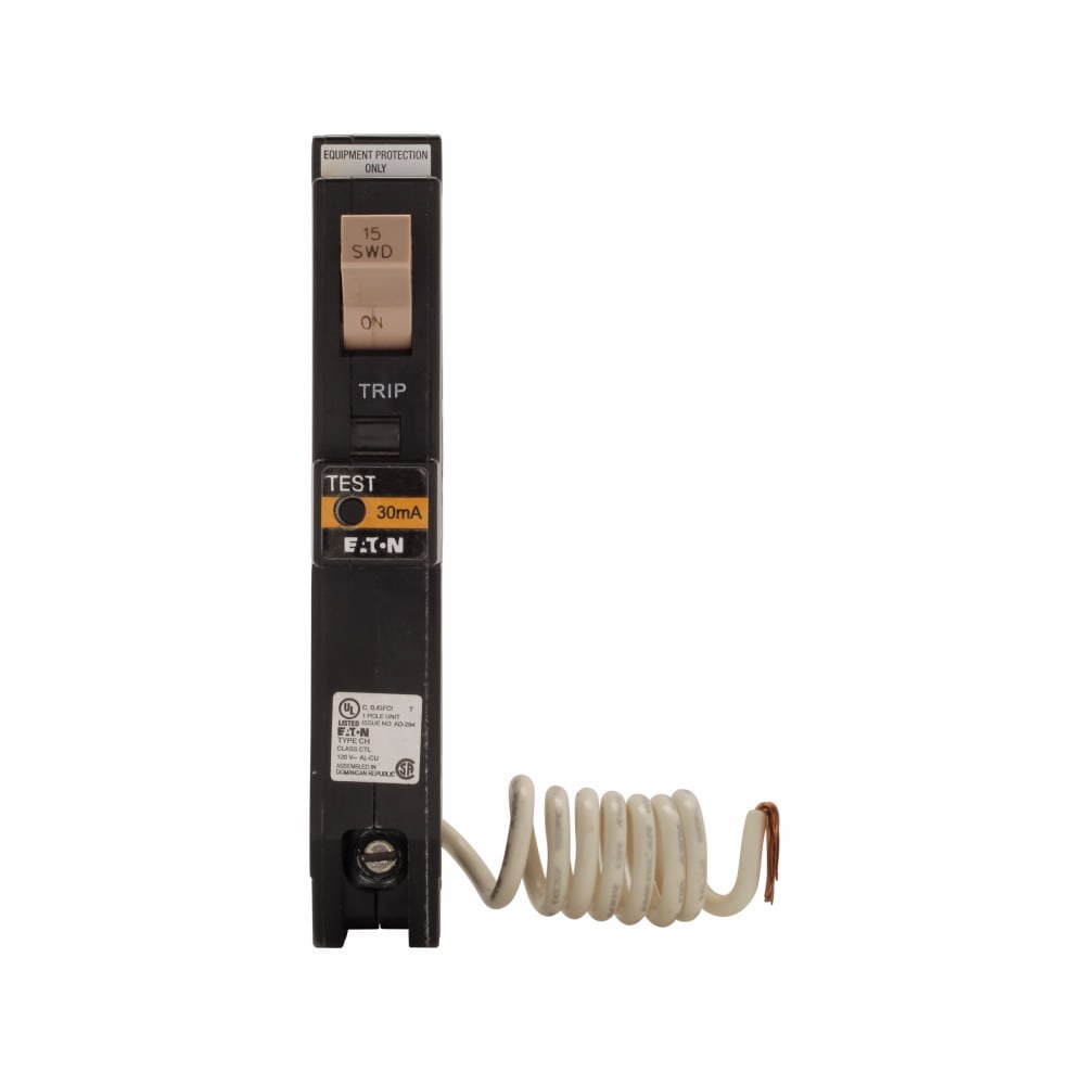 CHFEP120 Earth Leakage Circuit Breaker, 20 Amp, 1 Pole, 120/240V