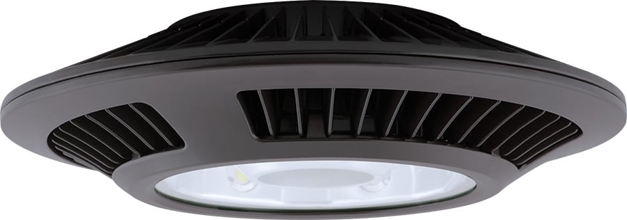 CLED78 Energy Efficient Outdoor Ceiling Light, 90 W Fixture, 120/208/240/277 VAC, Bronze Housing