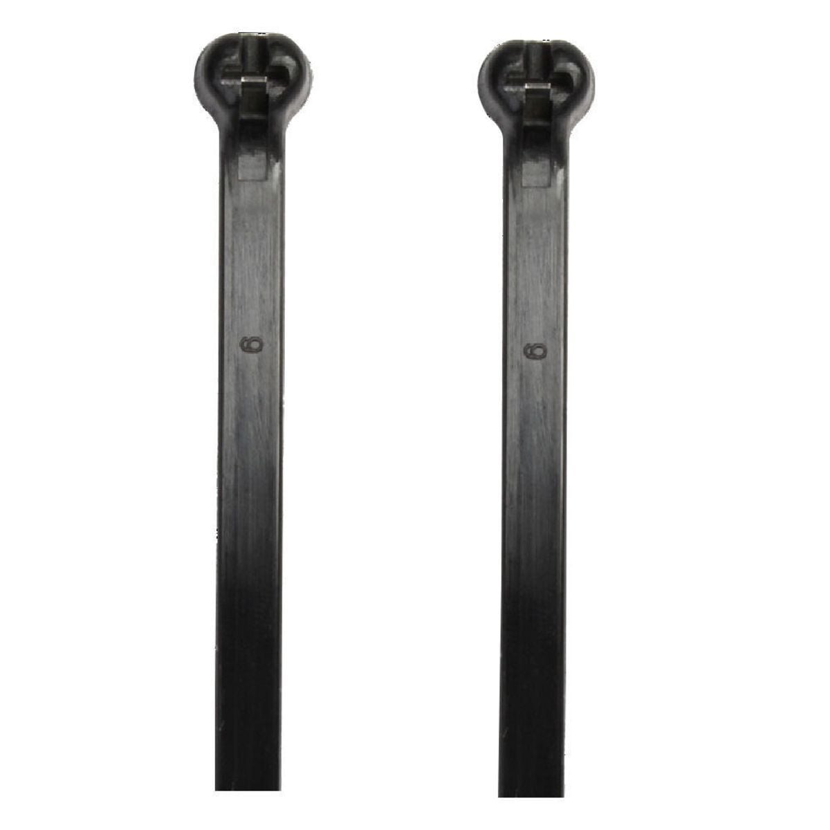 CT120350SSBC0 Type CT_SSB Standard Cable Tie, 14 in L x 0.39 in W, Nylon 6.6, UV Black