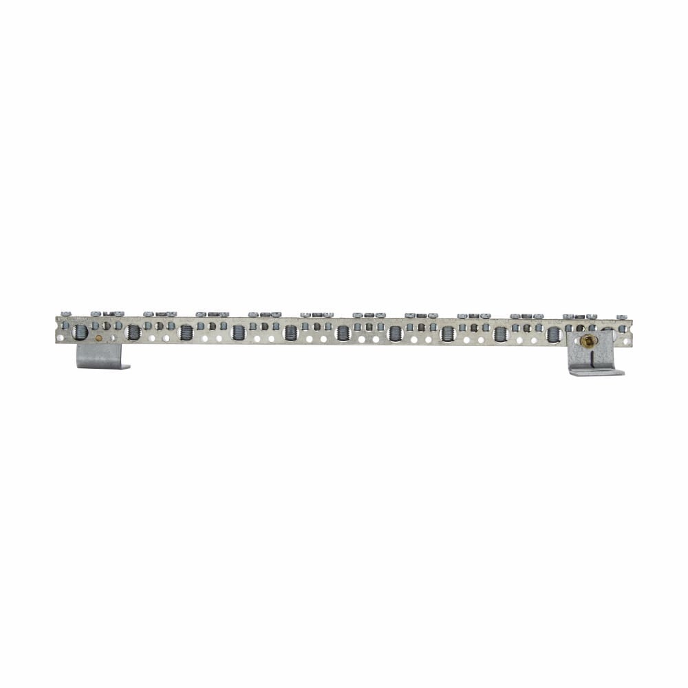 CUGROUND Ground Bus Assembly, 14 in L, Copper Conductor, For Use With PRL1A/PRL2A and PRL3A Panelboard