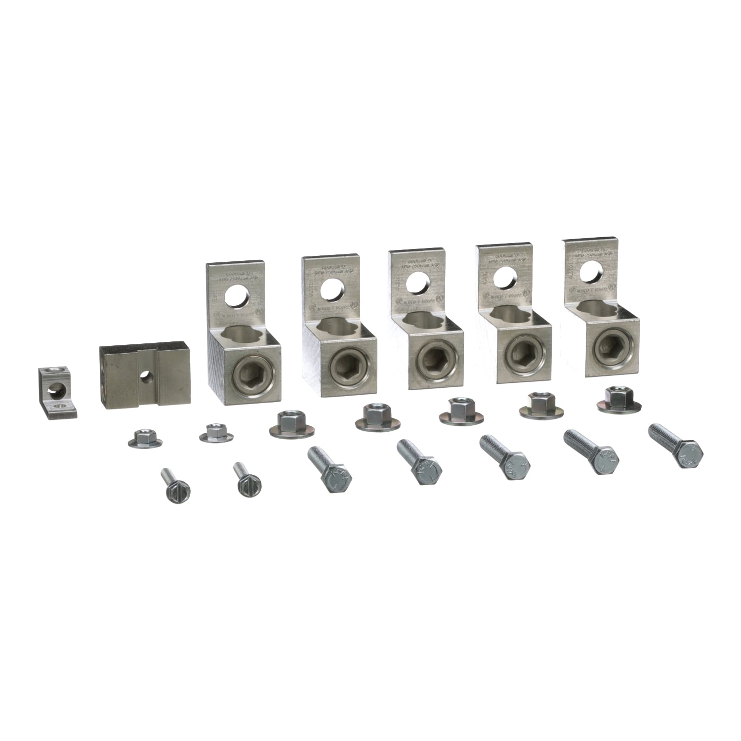 DASKGS400 Mechanical Lug Kit, 5 Pieces, For Use With 1-Phase Primary and Secondary, 3-Phase Wye Secondary and 3-Phase Delta with Center Tap Transformer