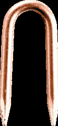 2 x 1/2 x .162 Diamond Point Staples, Copperclad