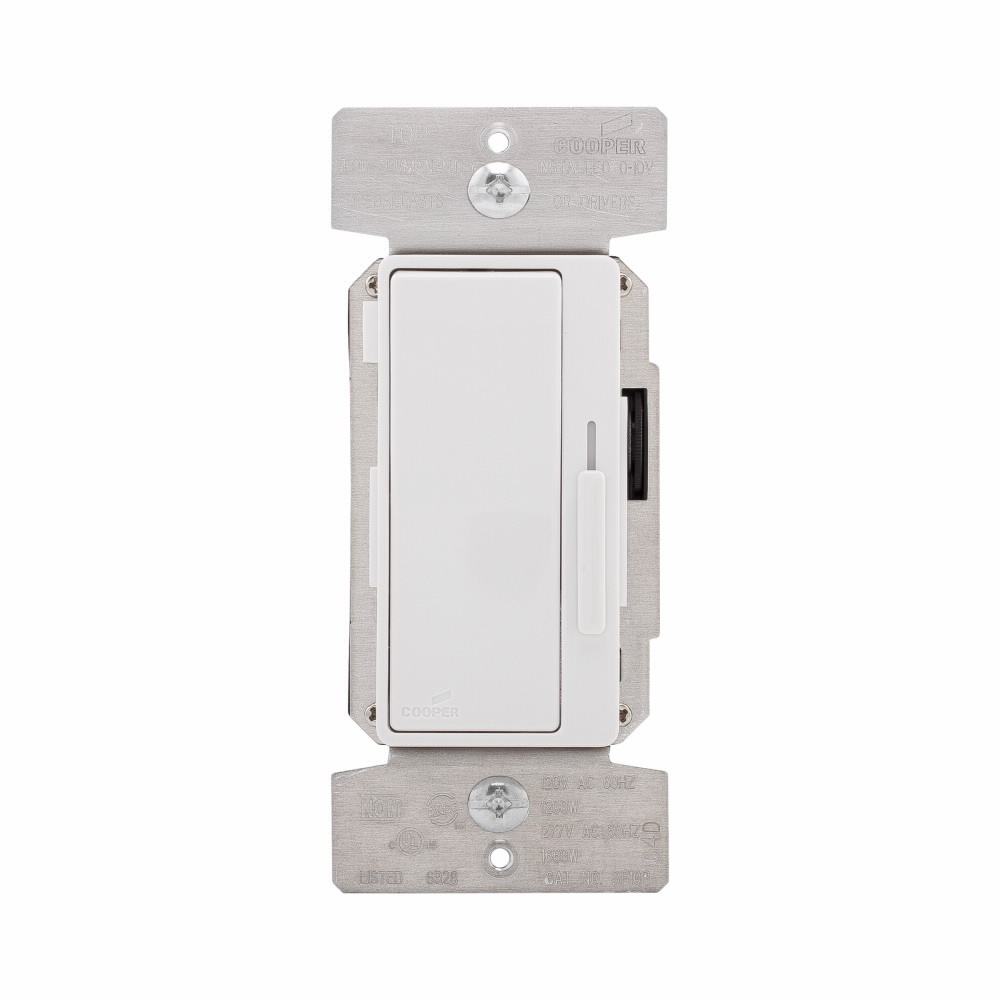 DF10P-C1 Devine 3-Way Decorator Linear Slide Dimmer Switch, 120/277 V AC, 0.2 A, 1 Pole, Almond/White/Ivory