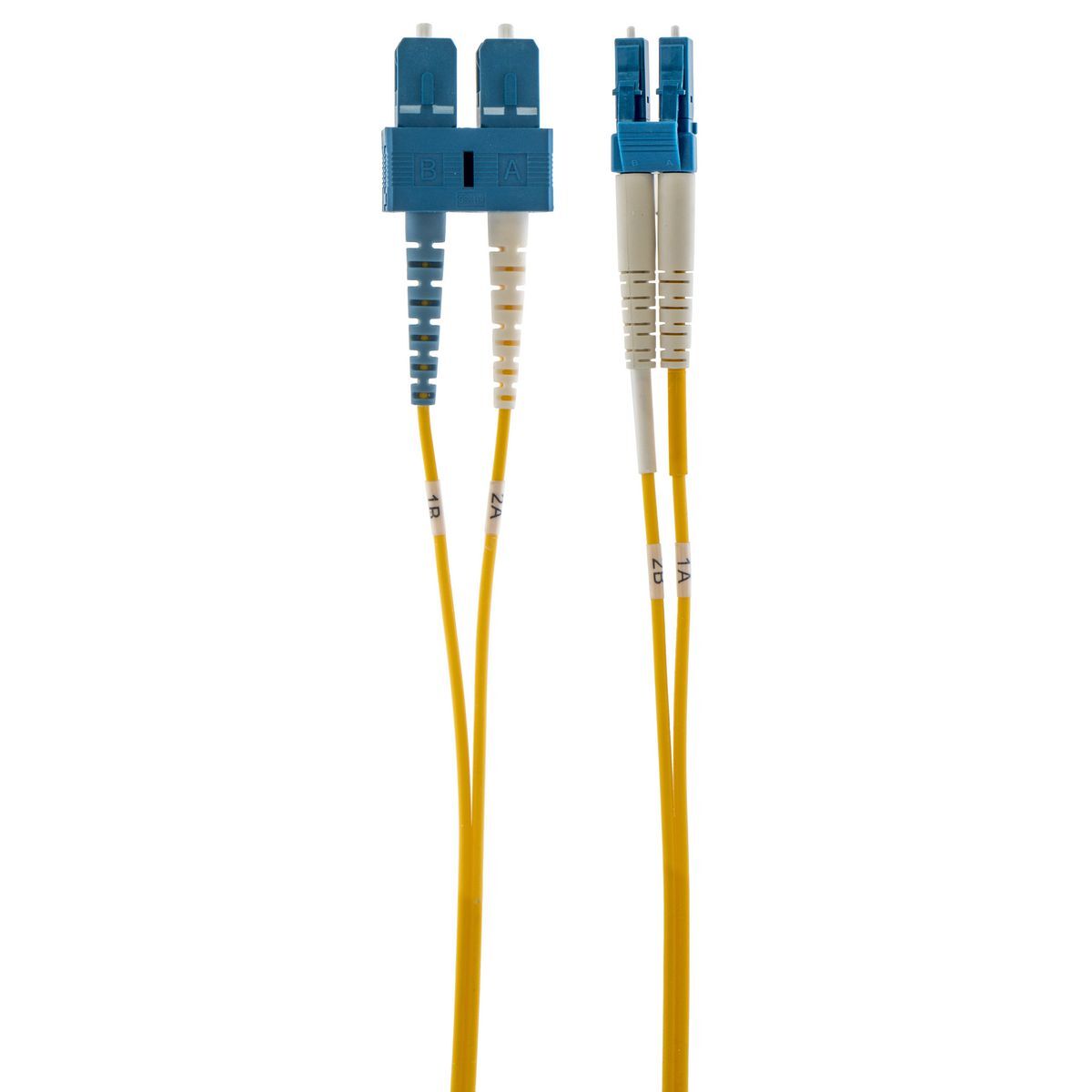 DFPCLCSCS3SM Type A Duplex OS2 Singlemode Plenum Fiber Optic Patch Cord, 3 m L