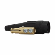 E1012-8082 F Series 1-Pole Female Plug, 120 VAC, 315 A, 2 to 1 AWG Wire, Crimp/Solder Connection