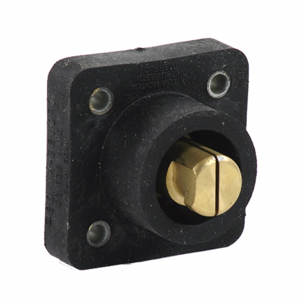 E1018-1704 Cam-Lok J Series 1-Pole Insulated Male Receptacle, 600 VAC/VDC, 400 A