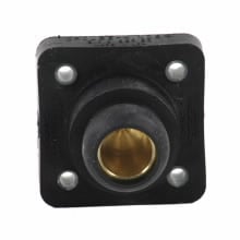E1018-1728 Cam-Lok J Series 1-Pole Insulated Female Receptacle, 600 VAC/VDC, 400 A