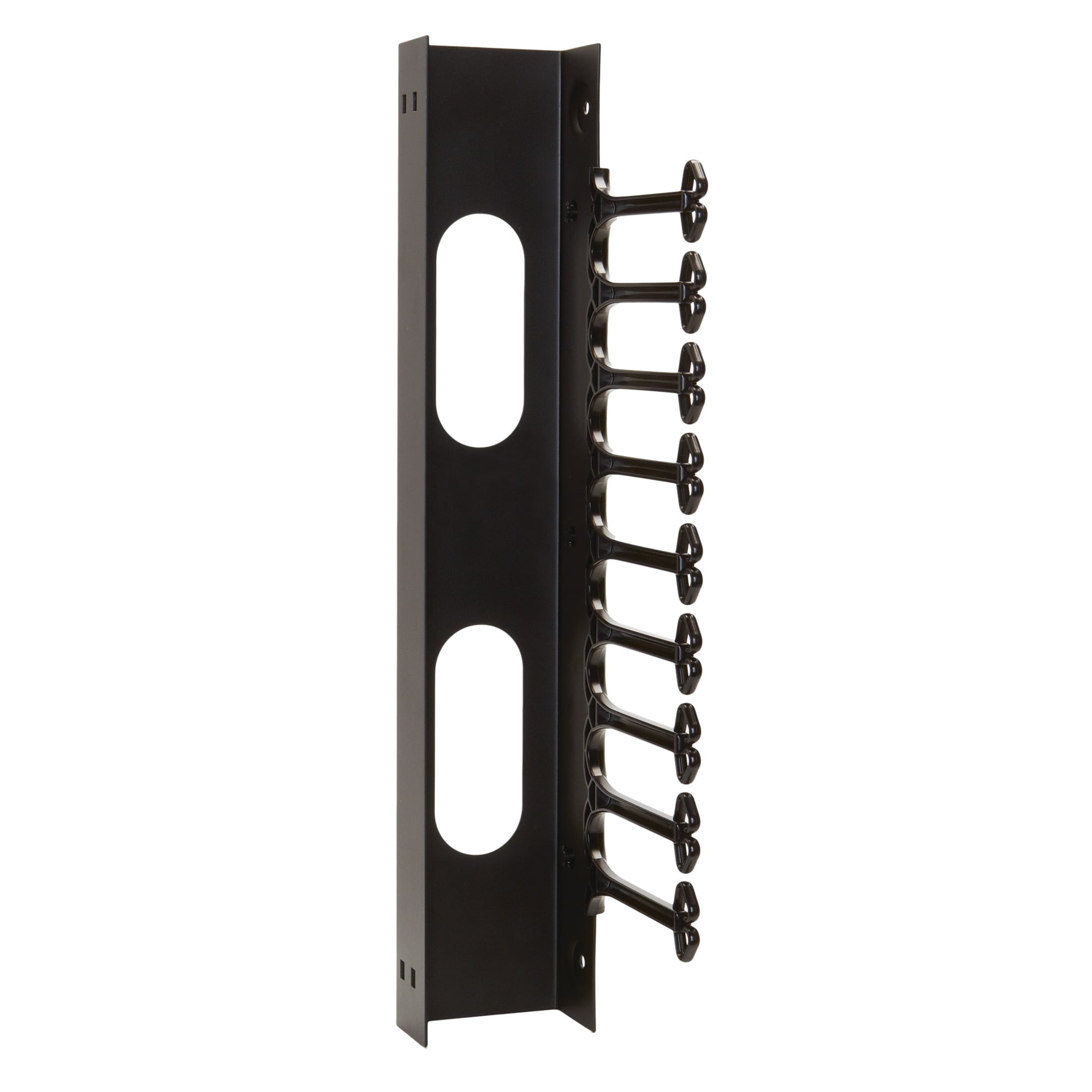 E19C25U DOFRW Swing Out Vertical Cable Manager, 40.51 in H x 4.13 in W x 8.19 in D, Steel, Black
