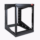 VersaRack Wall-Mount Open Frame Rack, 27.80x20.91x12.28, Black, Steel