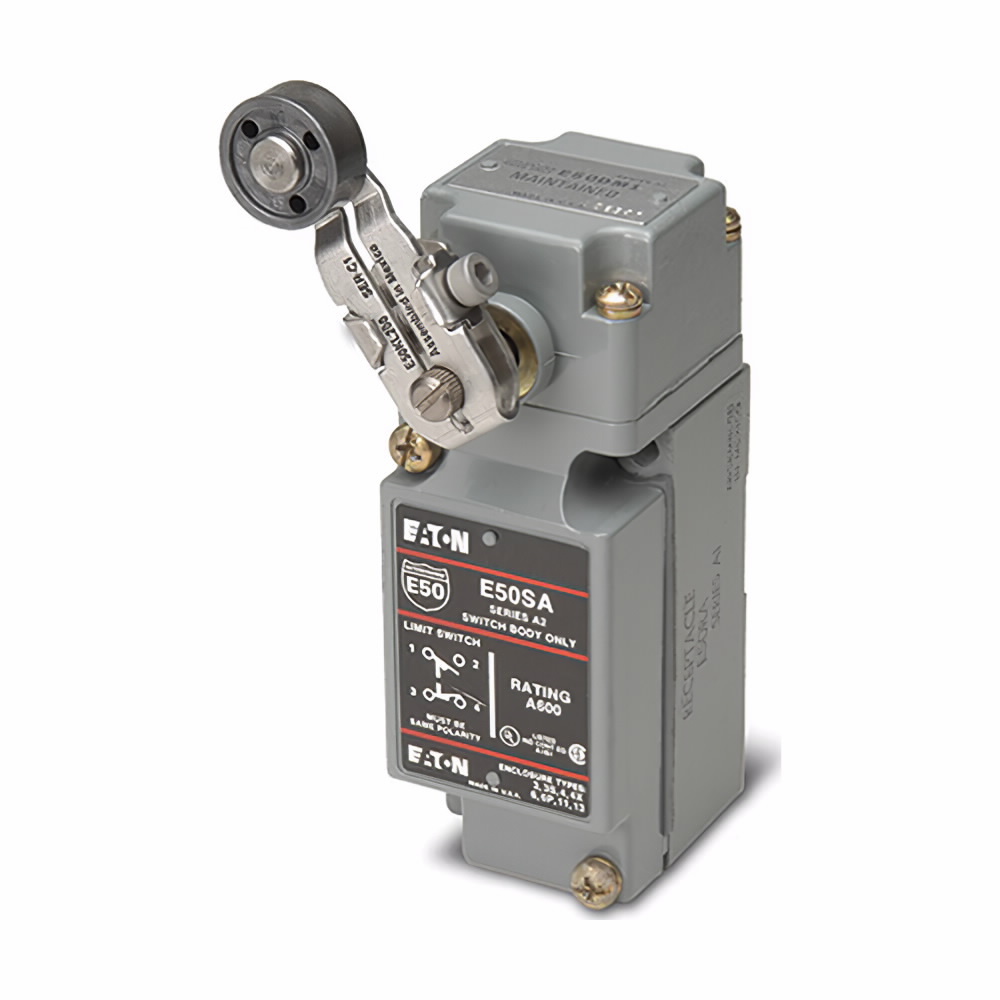E50AW1Y1 Heavy Duty Plug-In Limit Switch, 1NO-1NC Contact