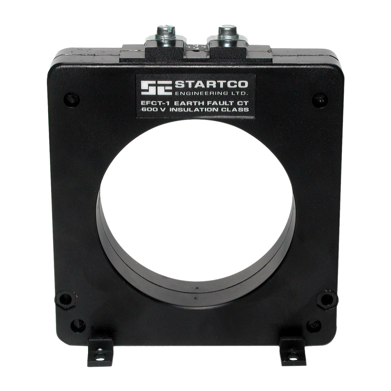 EFCT-26 Ground Fault Current Transformer With 6 m Cable, 1 in, 100:1, 600 V AC Insulation Level, 3% at 0.01 VA Accuracy, 50 to 400 Hz, -67 to 140 deg F Temperature, Screw Mount
