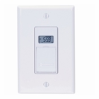 The WT Digital In-Wall 7-Day Time Switch  In-Wall Timers combine the easy programming of the EJ500 with the more robust features of the ST01. Adding the ability to control CFL and LED, this In-Wall Timer can handle all of your lighting configurations and scheduling needs.