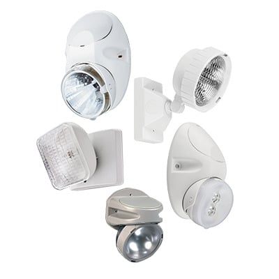 ELA T NX H0606 Twin Face Remote Lamp Head, Halogen Lamp, 6 W Lamp, 6 VAC, 2 Heads