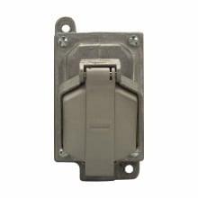 ENR21152 Ark-Gard ENR Value 1-Gang Dead End Dust-Ignitionproof Explosionproof Interlocked Raintight Receptacle Assembly, 250 VAC, 15 A