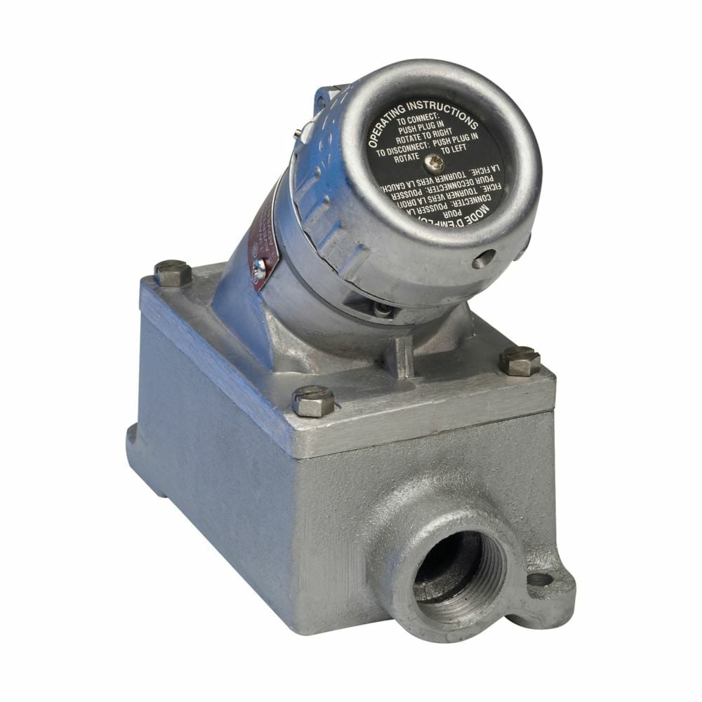 ENR31201M4 Ark-Gard ENR Premier 1-Gang Dead End Dust-Ignitionproof Explosionproof Interlocked Raintight Receptacle Assembly, 125 VAC, 20 A