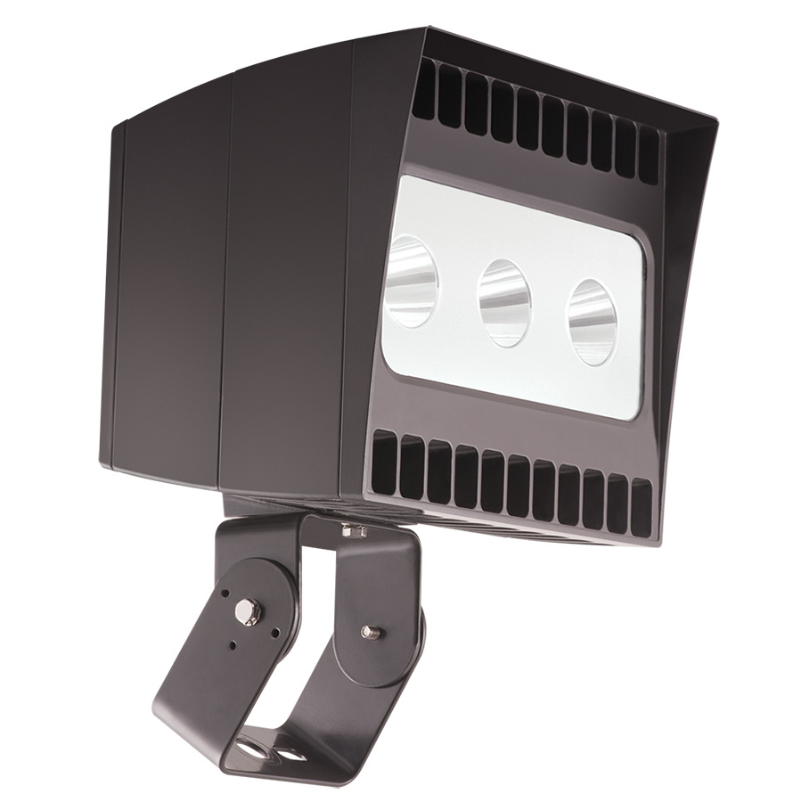 EZLED78T High Powered Narrow Beam Spot Floodlight,), 89 W Fixture, 120 to 277 V AC, Bronze Housing