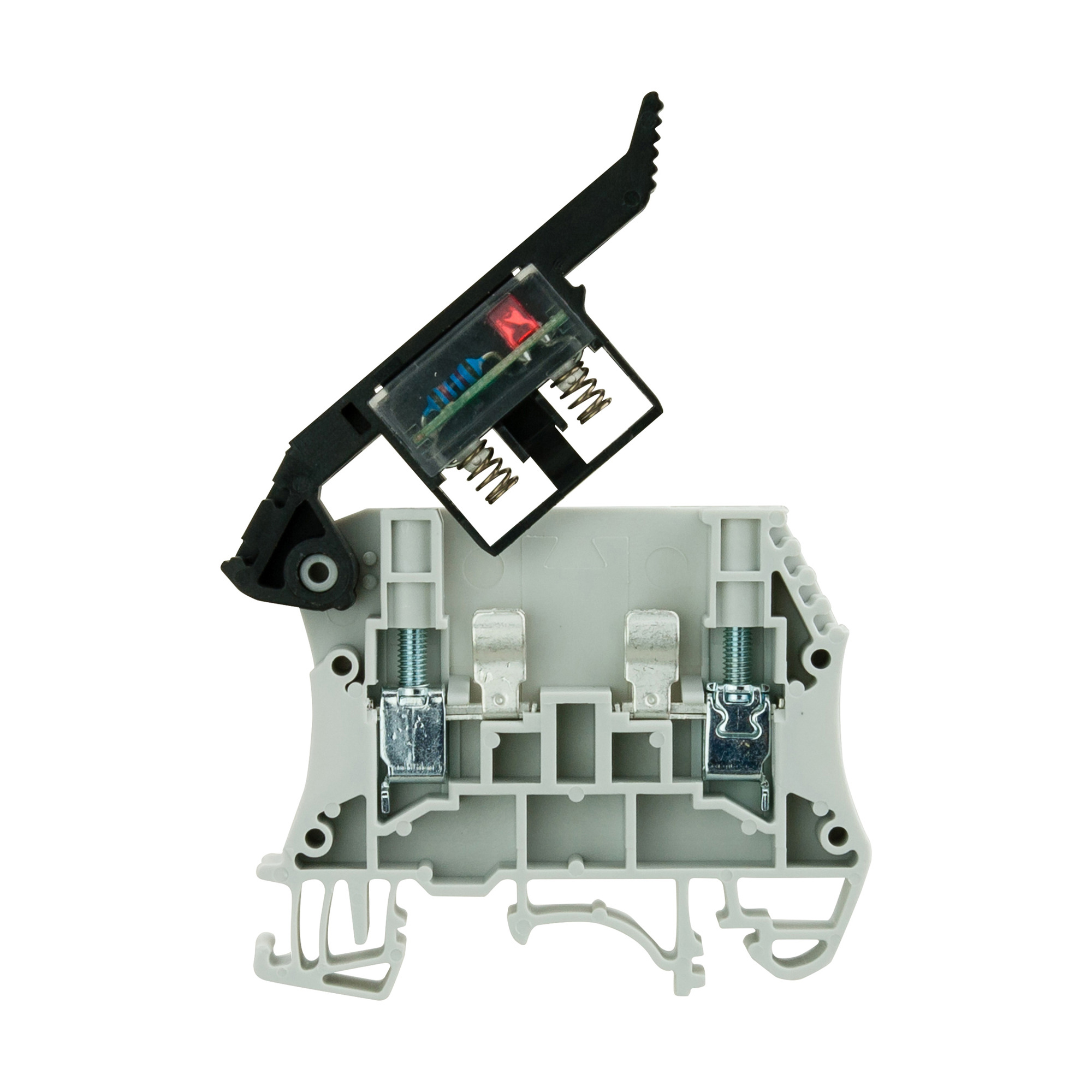 F520STLED12-GY Fused Terminal Block