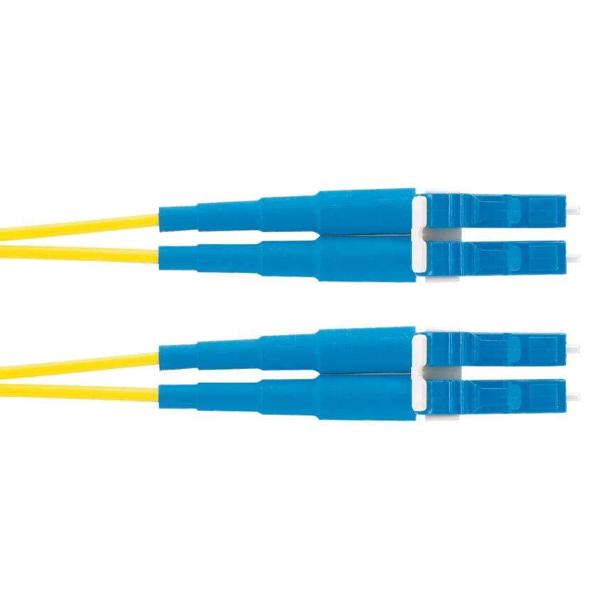 F92ERLNLNSNM002 Opti-Core Zipcord Fiber Optic Patch Cord, 2 Fiber, 9 um Core, 2 m L, OS1/OS2 Conductor