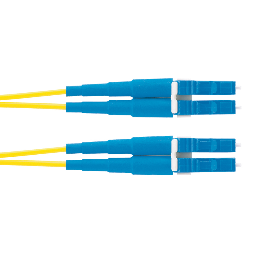 F92ERLNLNSNM003 Opti-Core Zipcord Fiber Optic Patch Cord, 2 Fiber, 9 um Core, 3 m L, OS1/OS2 Conductor