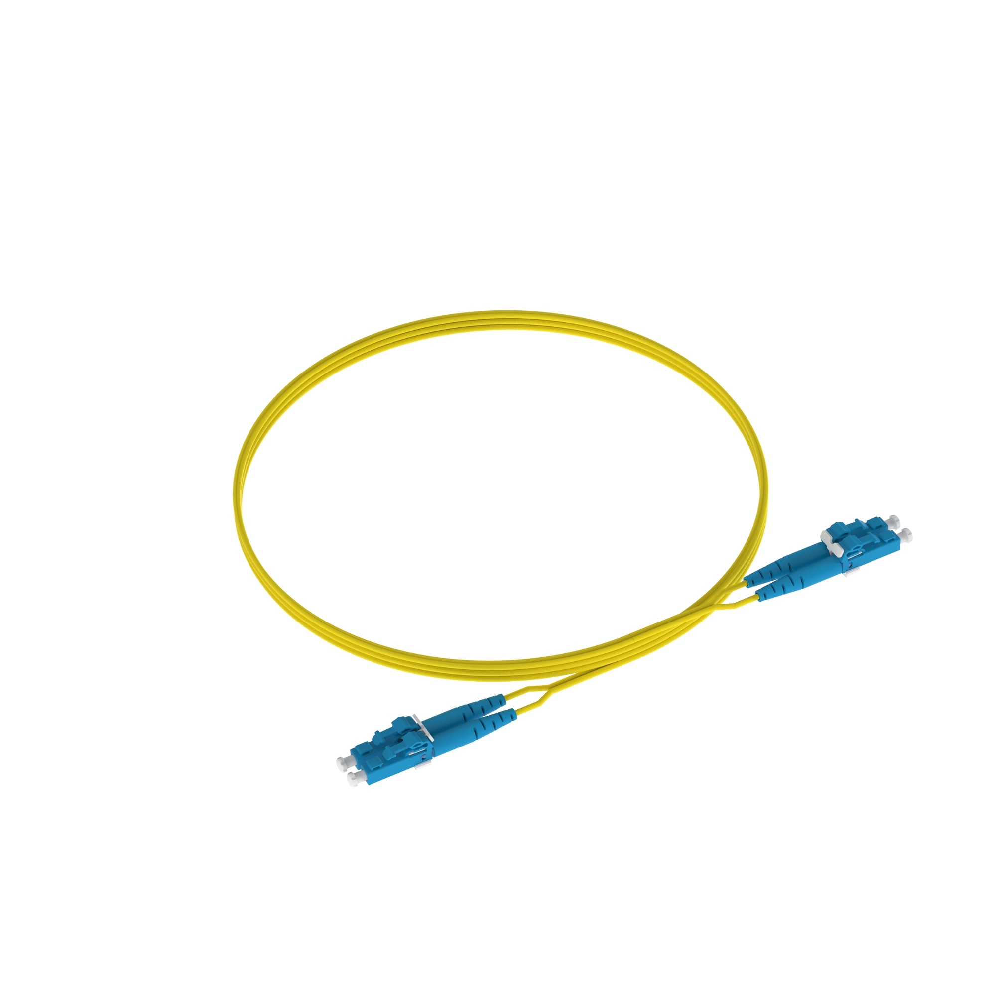 Opti-Core 2 Fiber Patch Cord, OS1/OS2, LC Duplex, Riser