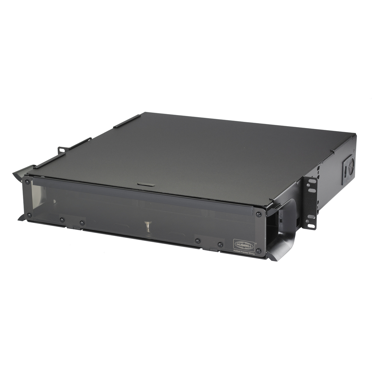 FCR2U6SPL 2U Enhanced Unloaded Fiber Patch Panel Enclosure With Locking Front Door, 144 Ports, Composite