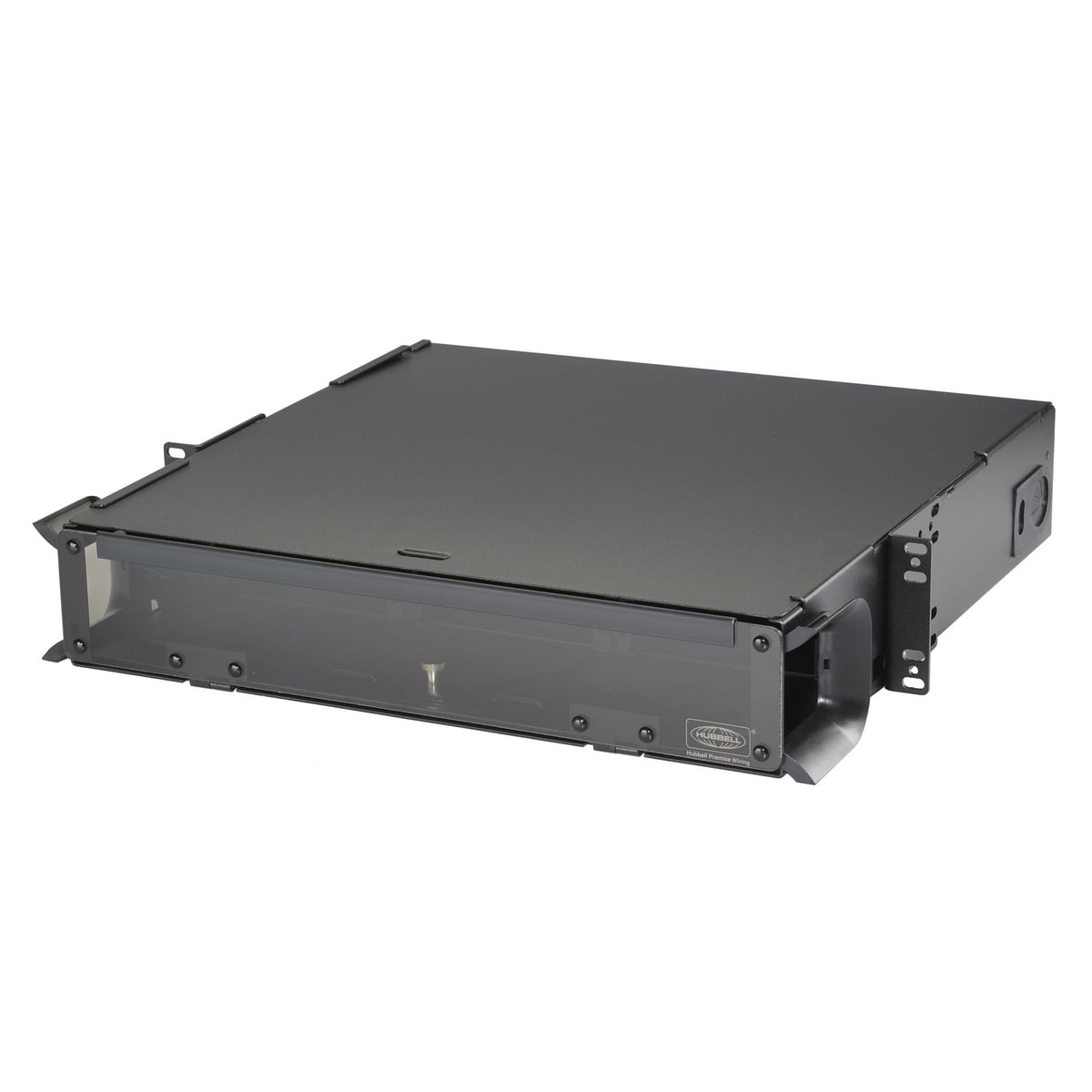 FCR2U9SP FCR 2-Unit Duplex Single/Multi-Mode Unloaded Fiber Optic Enclosure, (216) Ports, Steel