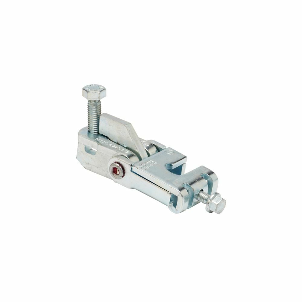 FIG9813/8-5/8EG Tolco Rigid Universal Swivel Fast Sway Brace Attachment, 3/8 to 5/8 in Pipe, 2015 lb Load, Steel, Electro-Galvanized/Zinc Plated, Domestic
