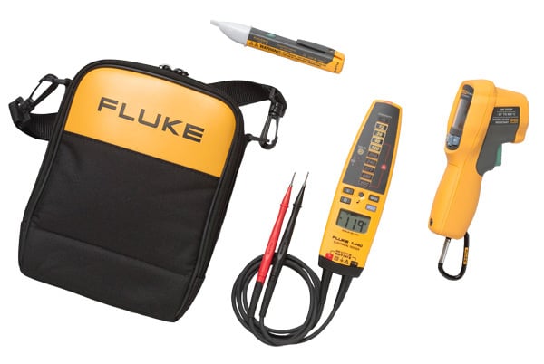FL62MAX+/T+PRO/1AC Infrared Thermometer Kit, -30 to 650 deg C, +/-1.0 deg C or +/- 1.0% of Reading, Whichever is Greater Accuracy