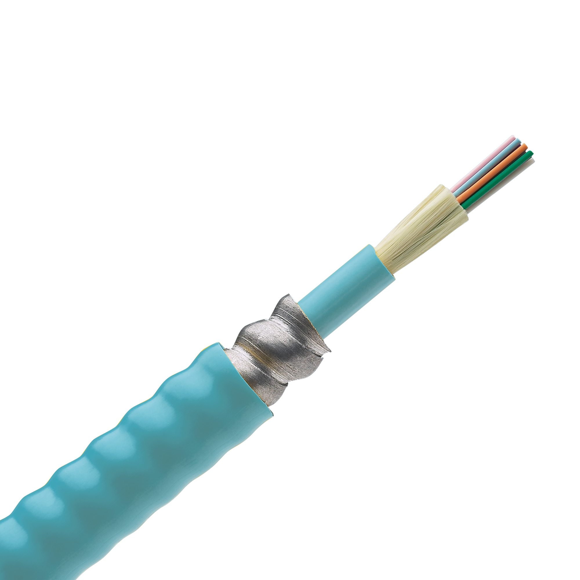 FOPPZ12Y Opti-Core Interlocking Armored Cable, 12 Fiber