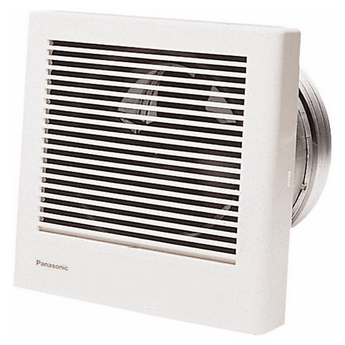 FV-08WQ1 Bath Ventilation Fan, 70 cfm, 8 in Dia Duct, 18 W, 120 VAC, 0.2 A, 1.1 sones, Import