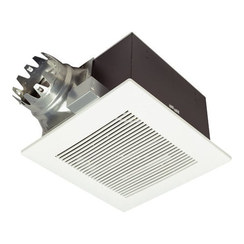 FV-20VQ3 WhisperCeiling Quiet Ventilation Fan, 190 cfm, 6 in Dia Duct, 43.7 W, 120 V AC, 0.34 A, 1.3 Sones, Import