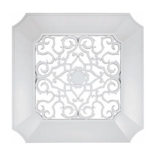FV-GL3TDB Designer Grille, 14-1/2 in W x 14-1/2 in D, ABS/Polypropylene