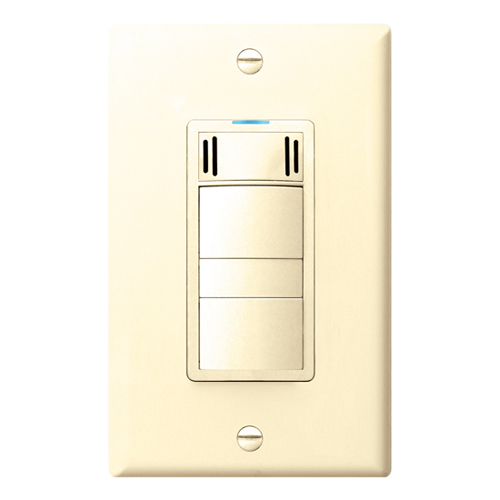 FV-WCCS2-A WhisperControl 2-Function Bath Fan and Light Control, 120 VAC, 15 A, On/Off Operational Mode, Light Almond