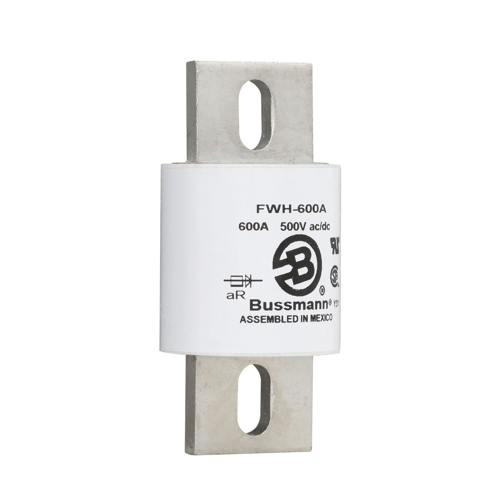 FWH-600A North American Style High Speed Fuse, 600 A, 1 kV DC, 200 kAIC Interrupt, Cartridge Body