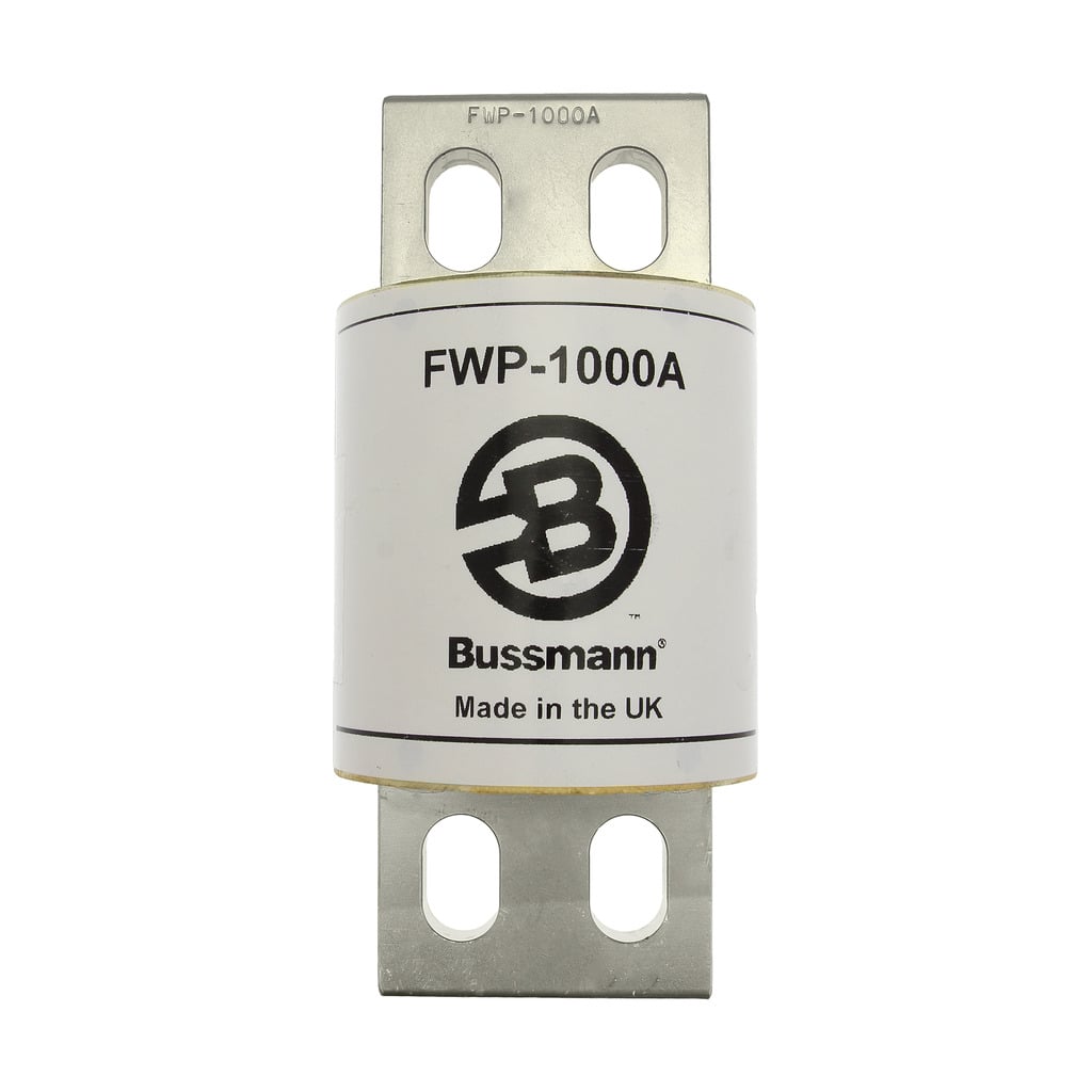 FWP-1000A Fast Acting Semi-Conductor High Speed Fuse, 1000 A, 700 V AC, 50 kA Interrupt, Cylindrical Body