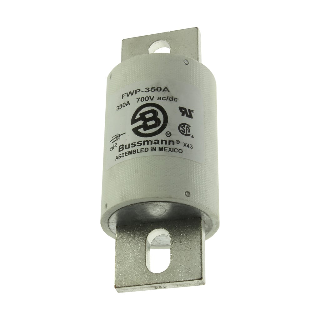 FWP-350A North American Style High Speed Fuse, 350 A, 1.4 kV AC, 50 kAIC Interrupt, Cartridge Body