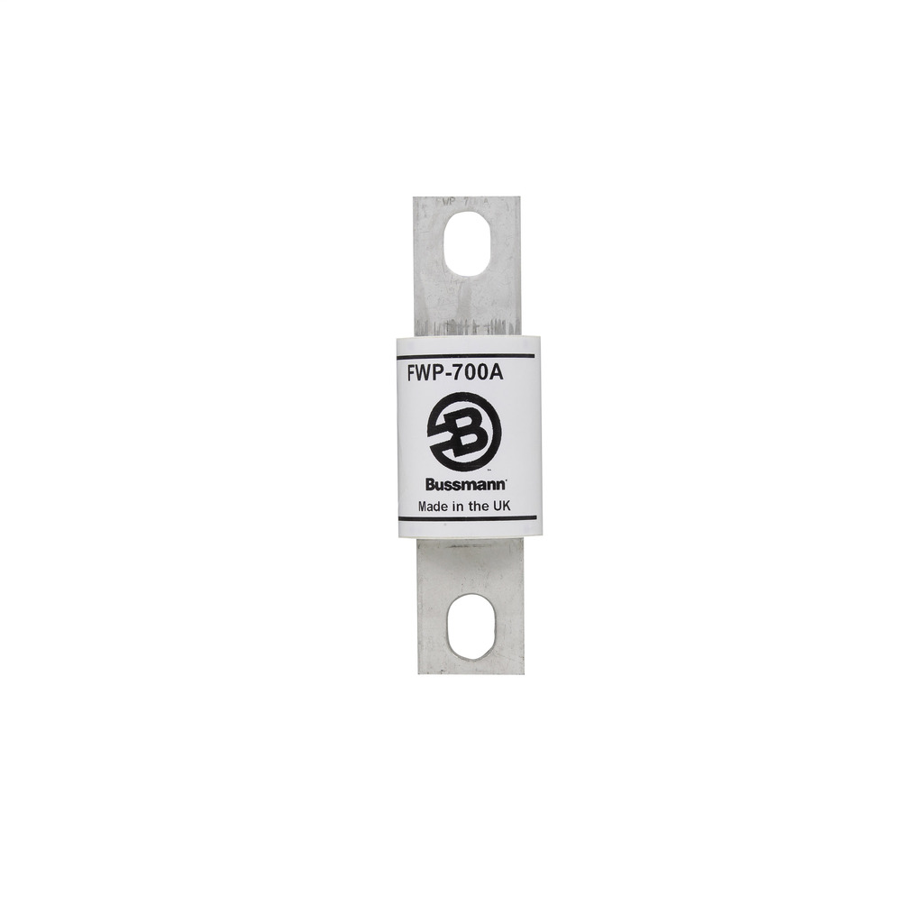 FWP-700A Fast Acting Semi-Conductor High Speed Fuse, 700 A, 700 V AC, 50 kA Interrupt, Cylindrical Body