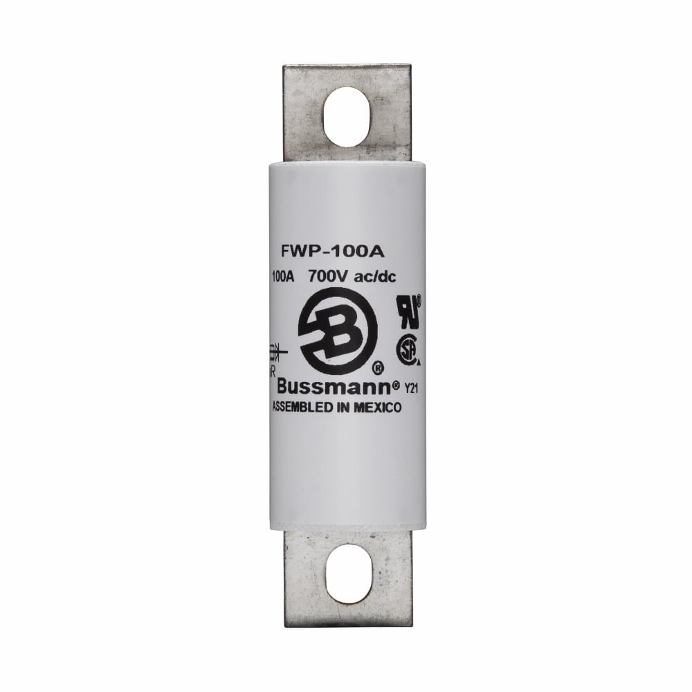 FWP-70A North American Style High Speed Fuse, 70 A, 250 V AC/DC, 50/200 kAIC Interrupt, Cartridge Body