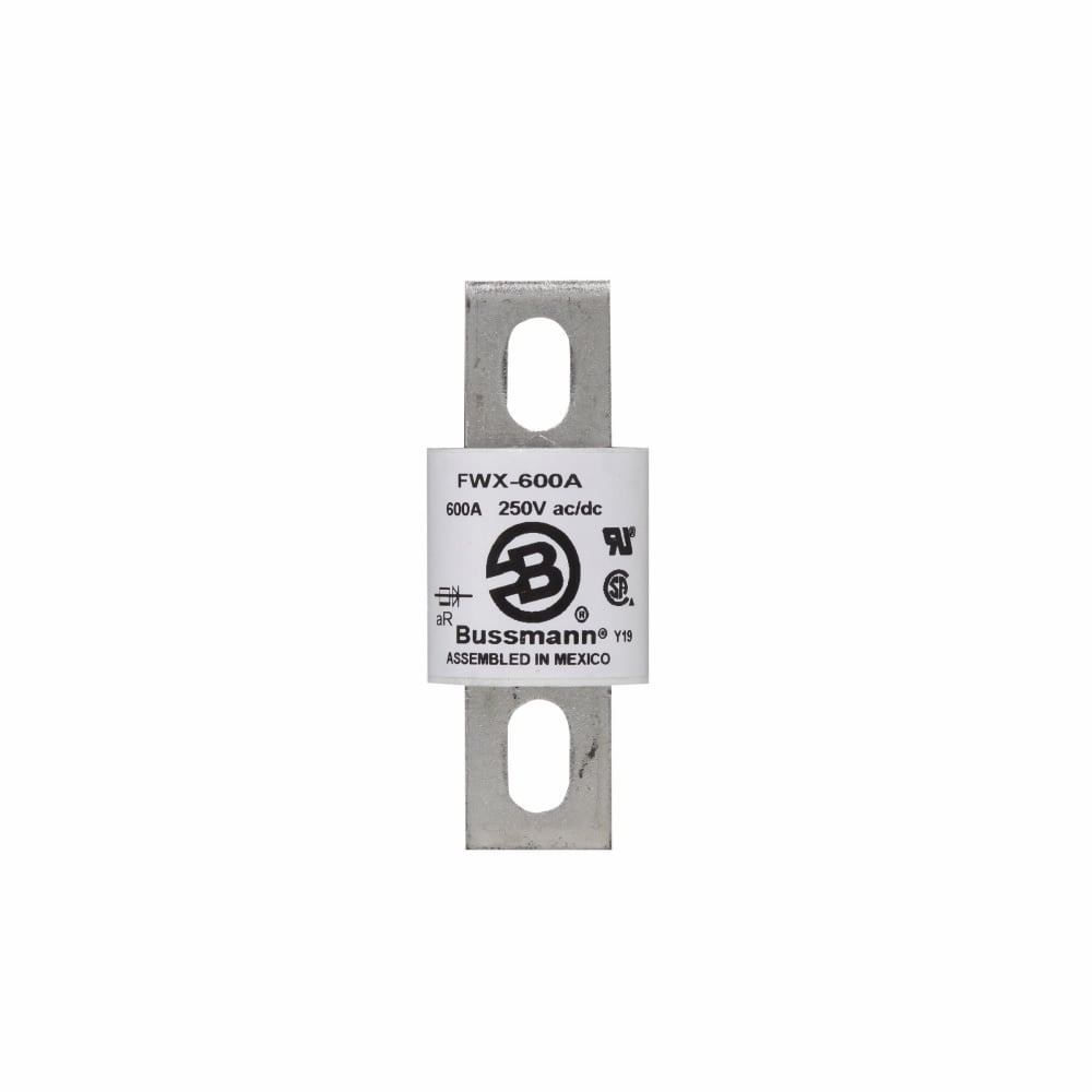 FWX-600A North American Style High Speed Fuse, 600 A, 600 V AC, 50 kAIC Interrupt, Cartridge Body